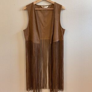 Faux Suede vest. Hollister. Size L